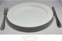 Porcelain plate 22 cm Porcelain plate 22 cm