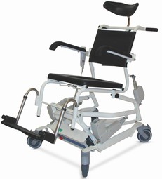 ERGOTIP 8 EL Commode & Shower Chair, reclining