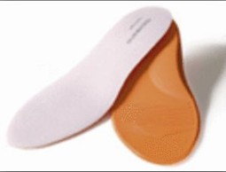 Shock absorbing sole, thin