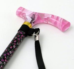 Walking stick with flower pattern Walking stick with flower pattern