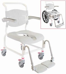 Toilet chair with push bar and seat Toilet chair with push bar and seat