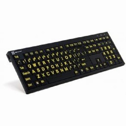 LogicKeyboard NERO - Gul på sort LogicKeyboard NERO - Gul på sort