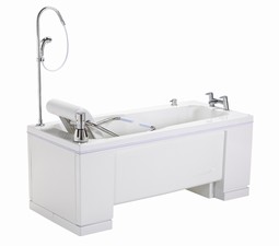 Ezion - Bathtub with seat and leg raiser