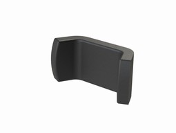 Head Rests model 2 in black PU foam Head Rests model 2 in black PU foam