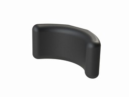 Head Rests model 3 in black PU foam Head Rests model 3 in black PU foam