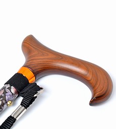 Flower patterned walking stick Flower patterned walking stick