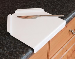 Cutting board with two edges Cutting board with two edges