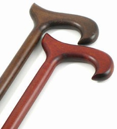 Wooden walking stick curved with t-handle Wooden walking stick curved with t-handle