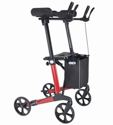 Rollator, tall with arm support - example from the product group walking tables with separated forearm supports Rollator, tall with arm support - example from the product group walking tables with separated forearm supports