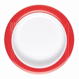 Plate with tilted bottom Plate with tilted bottom