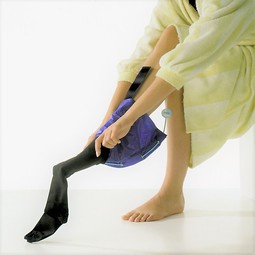 Eureka - Taking stockings on Eureka - Taking stockings on