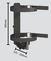 Holder for oxygen bottles - click to see picture in full size - opens new window Holder for oxygen bottles