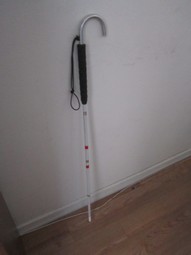 Ambutech mobilitystok with crook handle 4 divide Ambutech mobilitystok with crook handle 4 divide