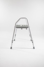 Shower chair with aid handles in each side