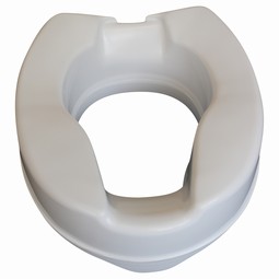 Toilet seat raiser without lid