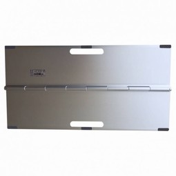 Foldable threshold ramp with transport handles - low weight