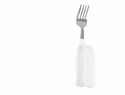 Fork with handle - is attached to the hand Fork with handle - is attached to the hand