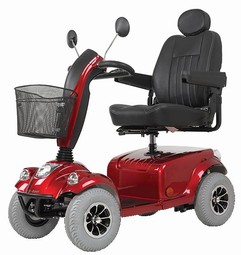 El-scooter  - example from the product group powered wheelchair, manual steering, class c (primarily for outdoor use)