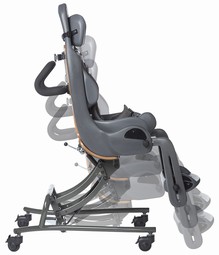 MPS Seat w. Hi-Low frame, Special Tomato