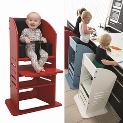 EVOLVE high chair and steep stool EVOLVE high chair and steep stool