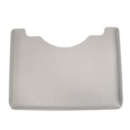 R82 Tray with edge, for wheelchairs: Grey plastic