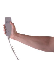 Bade/toiletstol M2 El-tip m. Høj netryg