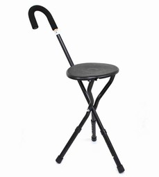 Cane with a seat and 3 legs Cane with a seat and 3 legs