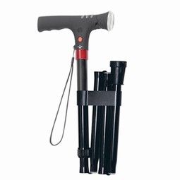 Cane with light and alarm Cane with light and alarm