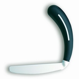 Kniv med ergonomiske, buede skafter Kniv med ergonomiske, buede skafter