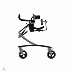 Janneke EVO - Anterior, w. 4 swivel wheels