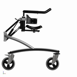 Caddy EVO - Posterior, w. 4 swivel wheels