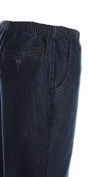 Pants with elastic waistband