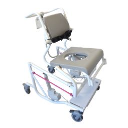 Shower/commode chair M2 Multi-Tip, firm back Shower/commode chair M2 Multi-Tip, firm back