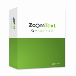 ZoomText Magnifier - example from the product group screen magnification software without screen reader ZoomText Magnifier - example from the product group screen magnification software without screen reader