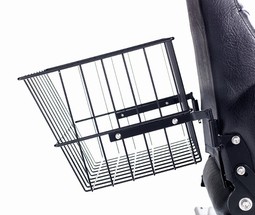 Basket - example from the product group baskets, bags, luggage lockers, cup and bottle holders mounted on wheelchairs Basket - example from the product group baskets, bags, luggage lockers, cup and bottle holders mounted on wheelchairs