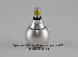 Comde rullespids Gevind 8mm (aluminium) Comde rullespids Gevind 8mm (aluminium)