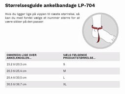 Ankelbandage i neopren - LP-704
