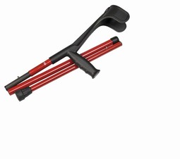 Light foldable carbon fiber crutch