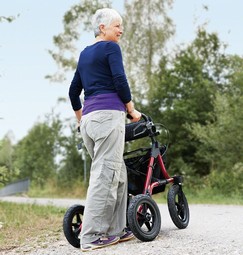 Offroad rollator with sturdy wheels - Dietz Taima XC