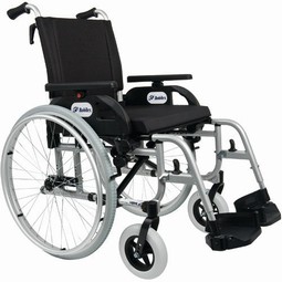 Dolphin Aluminum wheelchair - example from the product group manual wheelchairs, sideways foldable, standard measures Dolphin Aluminum wheelchair - example from the product group manual wheelchairs, sideways foldable, standard measures