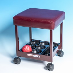 Boccia seat for assistant - click to see picture in full size - opens new window Boccia seat for assistant