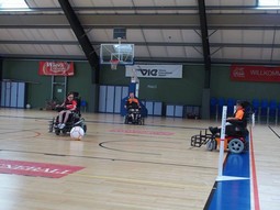 Wheelchair soccer ball
