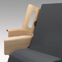 Bedrails for RotoBed, oak veneer