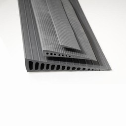 Rubber ramp with adhesive