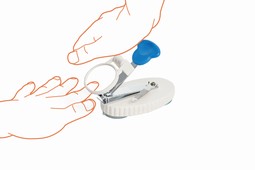 Nail clipper with magnifier Nail clipper with magnifier