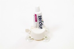 Tube clamps with suction cups Tube clamps with suction cups