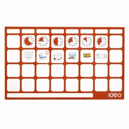 Magnetskema til Pictogrammer - example from the product group assistive products for structuring periods, activities and personal goals Magnetskema til Pictogrammer - example from the product group assistive products for structuring periods, activities and personal goals