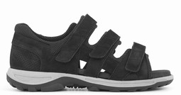 Wide sandal with velcro closure - click to see picture in full size - opens new window Wide sandal with velcro closure