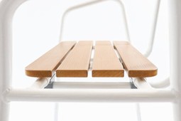 Shower chair -seat with lookalike wood - click to see picture in full size - opens new window Shower chair -seat with lookalike wood