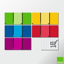Symbol- and pictogram packs for shopping  - example from the product group assistive products for structuring periods, activities and personal goals
